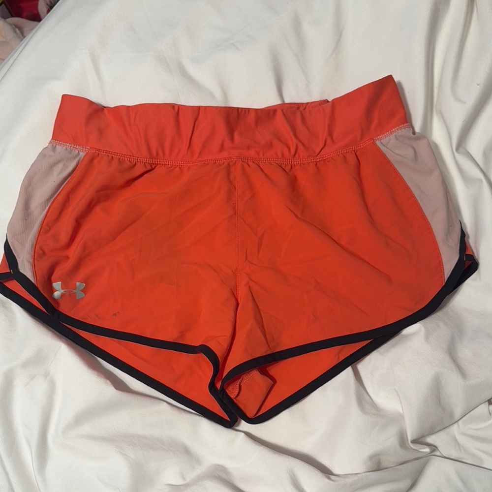 Under Armour Women's Orange Running Shorts